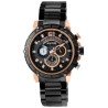 Montre Homme Raptor bracelet acier inoxydable noir rakan