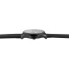 Montre Homme Just Watch bracelet cuir véritable noir cadran noir 45 mm