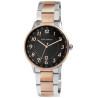 Montre Homme Just Watch bracelet acier inoxydable argenté cadran noir 42 mm