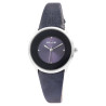 Montre Femme Elite bracelet cuir synthétique bleu cadran bleu