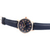 Montre Homme Akzent bracelet cuir synthétique bleu