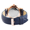 Montre Homme Akzent bracelet cuir synthétique bleu