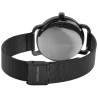 Montre Femme Excellanc bracelet acier inoxydable noir cadran noir 39 mm