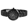 Montre Femme Raptor bracelet acier inoxydable noir pearl