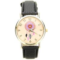 Belle montre femme pas cher dreamcatcher bracelet cuir PU