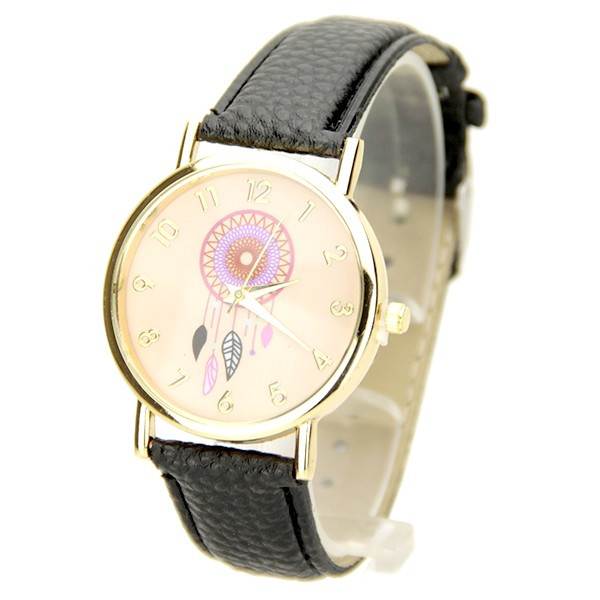 Belle montre femme pas cher dreamcatcher bracelet cuir PU MyMontre