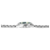 Montre bracelet titane argenté Just Watch Femme cadran vert