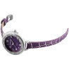 Montre Femme Excellanc bracelet cuir synthétique violet cadran violet 42 mm