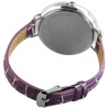 Montre Femme Excellanc bracelet cuir synthétique violet cadran violet 42 mm