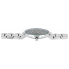 Montre Homme bracelet acier inoxydable argenté Q&Q cadran noir 40 mm
