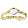 Montre Femme Raptor bracelet acier inoxydable doré cadran argenté
