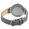 Montre bracelet cuir véritable gris titane 36 mm Femme Just Watch