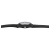Montre Homme Q&Q bracelet silicone noir cadran bleu 40 mm