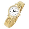 Montre Femme bracelet acier inoxydable doré bracelet extensible 26 mm Classique