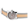 Montre Homme bracelet cuir synthétique gris et beige Aerostar cadran gris