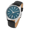 Montre Homme Just Watch bracelet cuir véritable noir jona 42 mm Jona