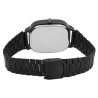 Montre Mixte Excellanc bracelet métal noir cadran bleu