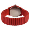 Montre Femme Excellanc bracelet acier extensible rouge 34 mm