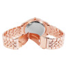 Montre bracelet métal doré rose Femme Excellanc cadran argenté 39 mm