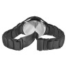 Montre Homme bracelet métal noir Akzent cadran noir 42 mm