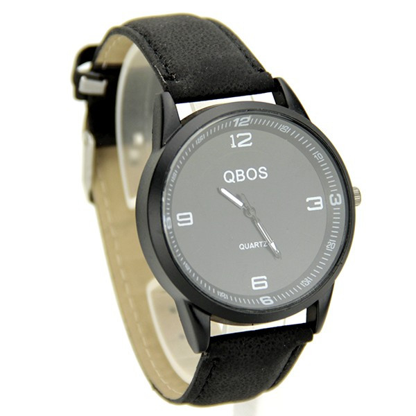 Bracelet De Montre Pour Dame En Cuir Noir - Neuf Sans étiquettes - Remplacement
