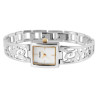 Montre Femme Primo bracelet métal argenté cadran blanc