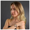 Montre Just Watch Femme bracelet acier inoxydable doré rose salietta
