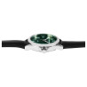 Montre Homme Excellanc bracelet cuir synthétique noir cadran vert