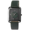 Montre Femme Akzent bracelet cuir synthétique vert cadran vert Rabia
