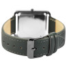 Montre Femme Akzent bracelet cuir synthétique vert cadran vert Rabia
