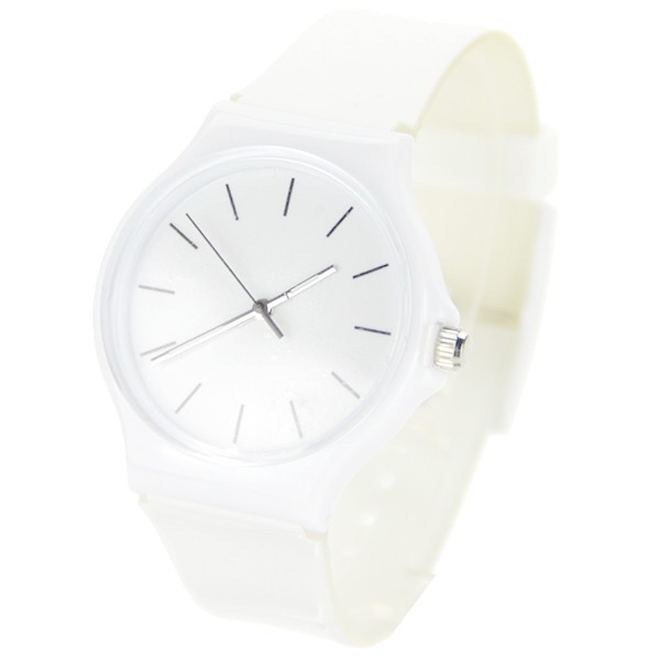 Paire D'aiguilles De Montre Blanches - Remplacement Générique, Neuf Sans Emballage