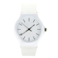 Montre aiguille luminescente blanche