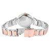 Montre Just Watch bracelet acier inoxydable argenté finition bicolore 33 mm Femme