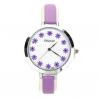 Montre femme fleur violet