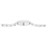 Montre bracelet métal argenté Femme Excellanc cadran argenté lunette dorée