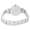 Montre bracelet métal argenté Femme Excellanc cadran argenté lunette dorée