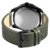 Montre bracelet cuir véritable vert charley Homme Raptor