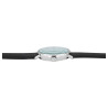 Montre Excellanc bracelet noir cadran blanc minimaliste