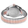 Montre Femme bracelet acier inoxydable argenté bracelet extensible 40 mm Excellanc
