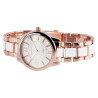 Montre Femme bracelet métal Excellanc cadran blanc 36 mm
