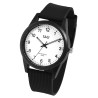 Montre Mixte Q&Q bracelet plastique cadran blanc