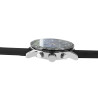 Montre Homme Just Watch bracelet cuir véritable noir cadran gris