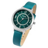 Montre Femme Raptor bracelet cuir véritable vert lieke