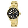 Montre Homme Carucci bracelet acier inoxydable doré mouvement automatique