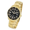 Montre Homme Carucci bracelet acier inoxydable doré mouvement automatique