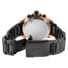 Montre Homme Raptor chronographe bracelet acier inoxydable noir