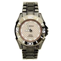 montre homme en acier noir