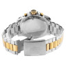 Montre Homme Raptor bracelet acier inoxydable argenté cadran noir Majid