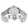 Montre Homme Excellanc bracelet métal argenté cadran noir 40 mm
