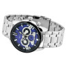 Montre bracelet acier inoxydable chronographe Homme Elite